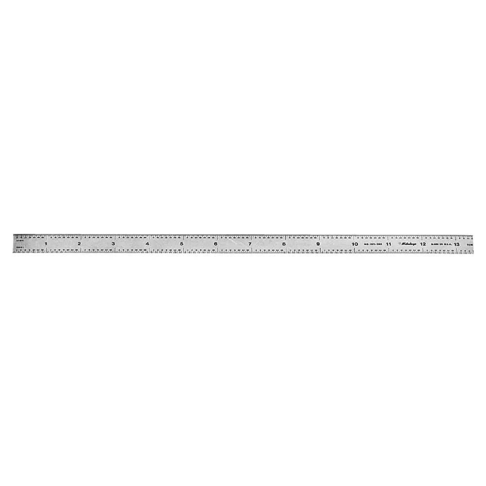 Mitutoyo Steel Ruler 24 inch x 600 mm Silver, 182-265