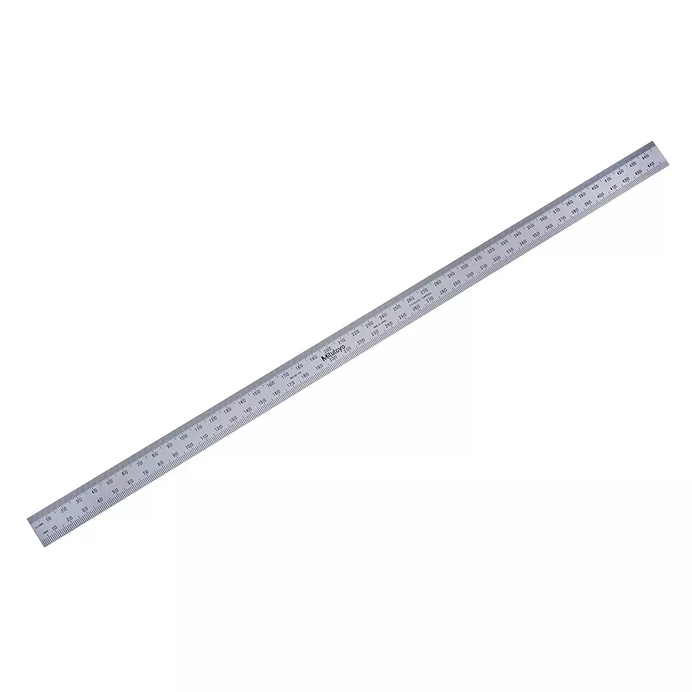 Mitutoyo Steel Ruler 450 mm Silver, 182-251