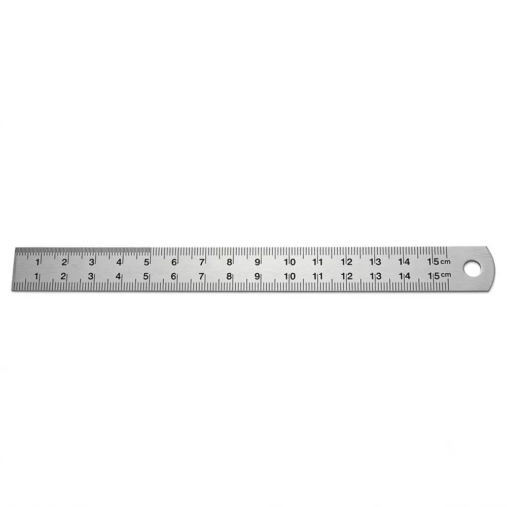Blue-Point C45 Steel Ruler Silver Color and 15 cm Length for Professional & DIY Users, BLPSR15