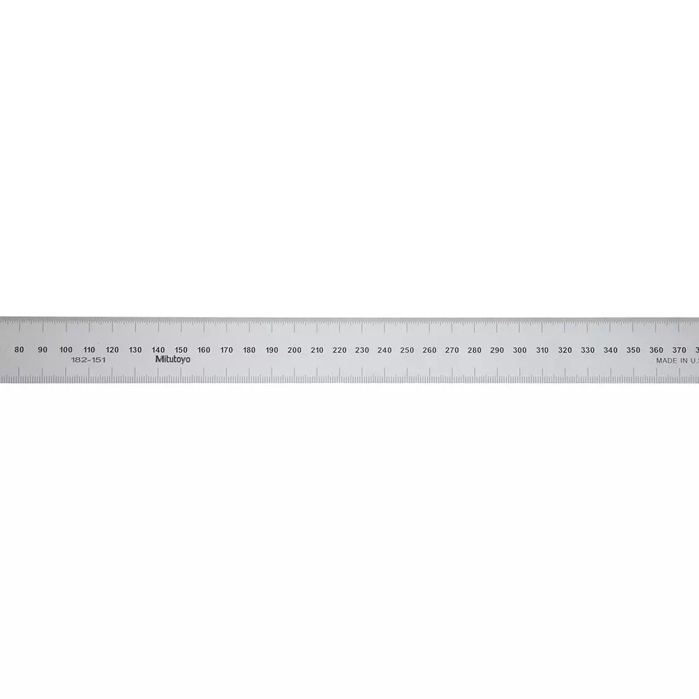 Mitutoyo Steel Ruler 450 mm Silver, 182-151