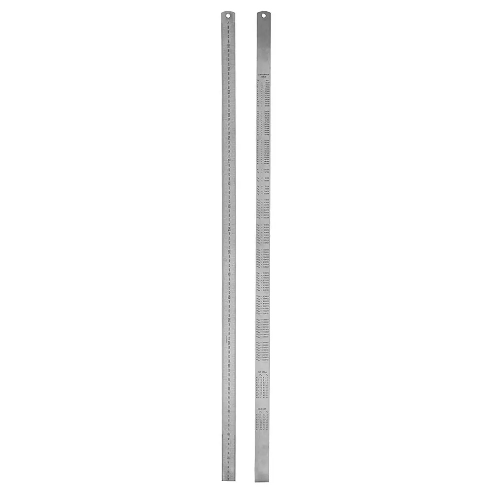 Kizer Stainless Steel Scale 1 m (1000 mm), KZ-269 (Pack of 2)