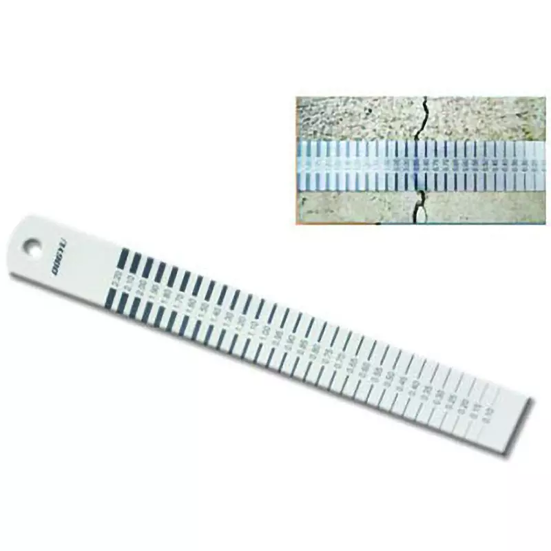 DOGYU Crack Scale About 0.10 to about 2.20 mm Measuring Ranges About 20 x 165 Dimension, Anti-reflection type