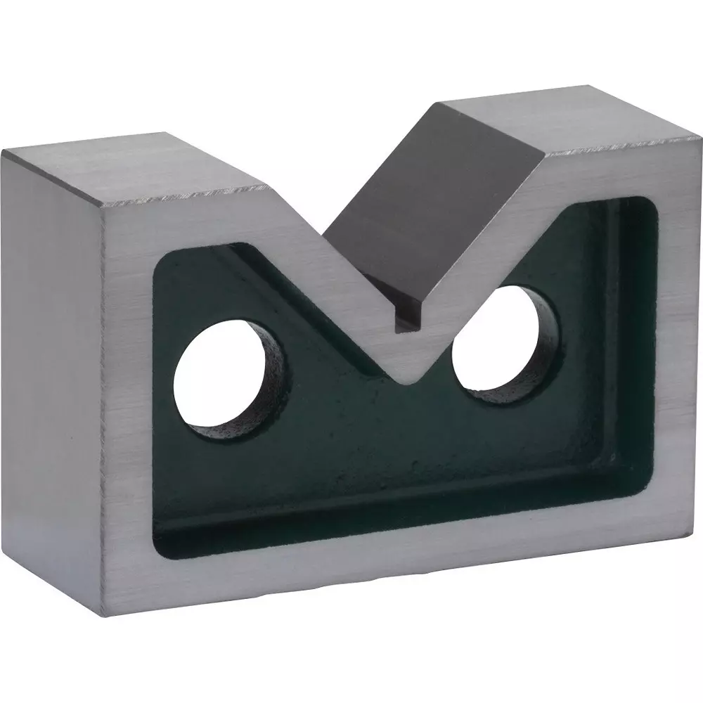 MonotaRO B Type Block Precision Cast Iron Type B 125 Nominal Size, 420-5704 (Set of 2 Pcs)