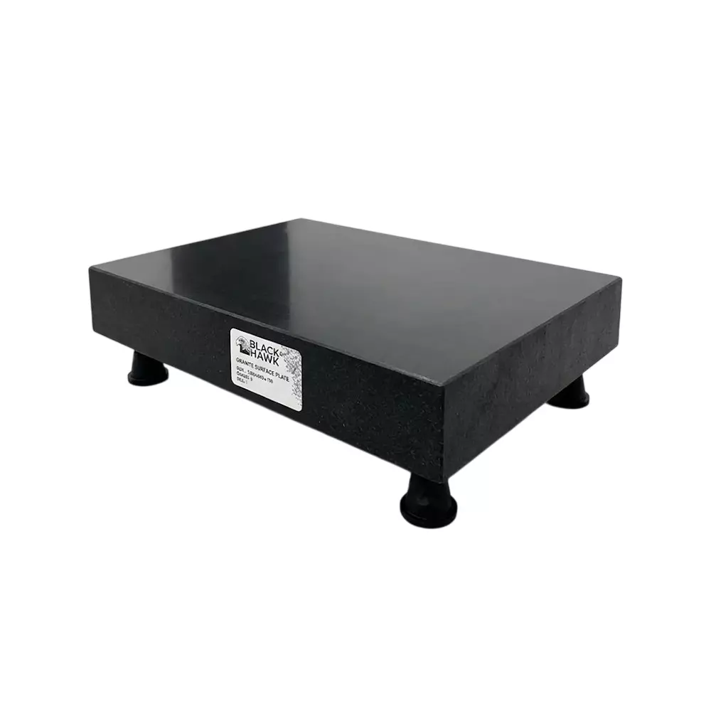 Blackhawk Surface Table Granite 630x630x80 mm Size Black for Industrial Use, G104