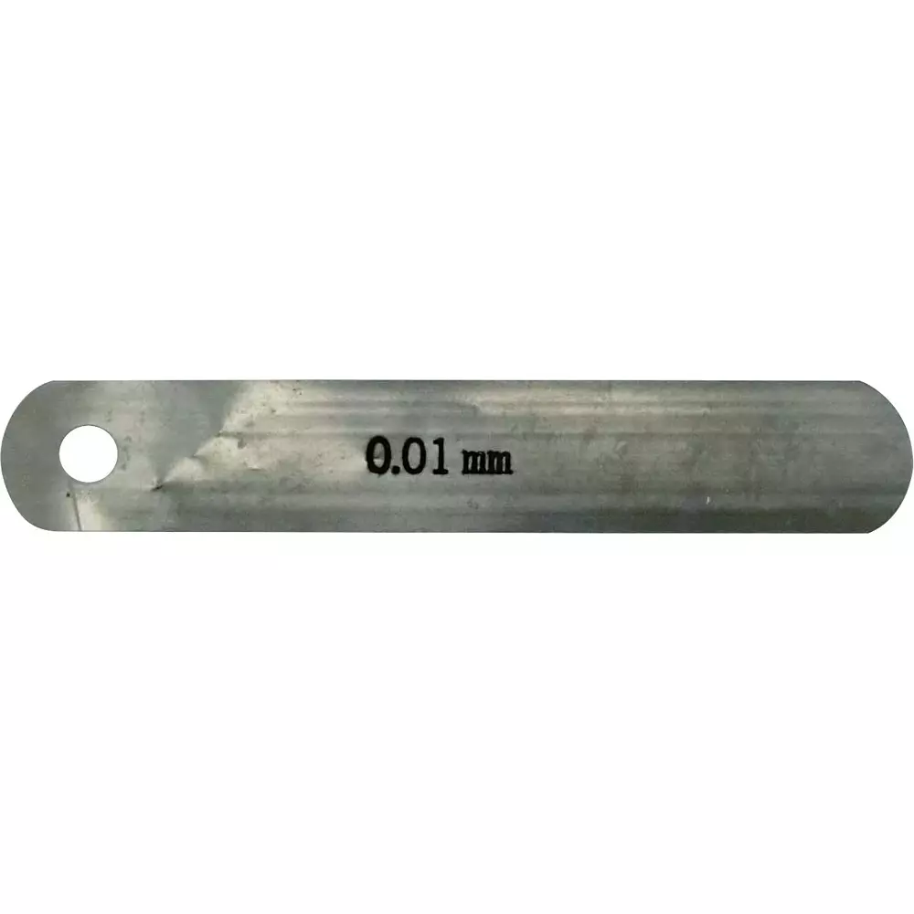 SHIM & GAUGE Thickness Gauge 0.01 mm Thickness 12.7 mm Width, 0.01X12.7X75L