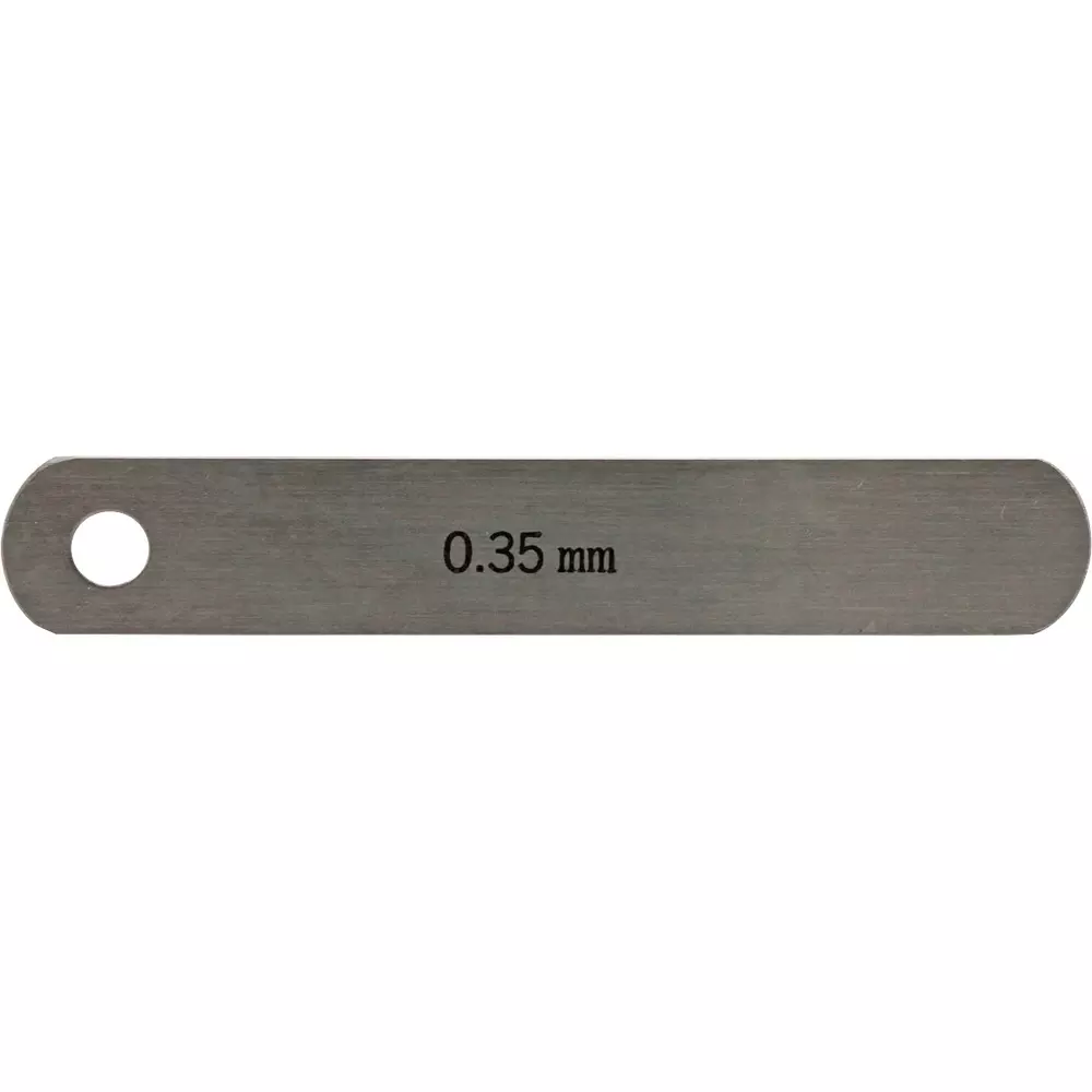 SHIM & GAUGE Thickness Gauge 0.35 mm Thickness 12.7 mm Width, 0.35X12.7X75L