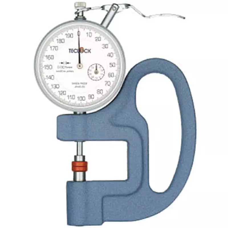 Teclock Dial Thickness Gauge - Accuracy 0.001 mm Minimum Reading 1.5 or less N Measuring Force, SM-1202L