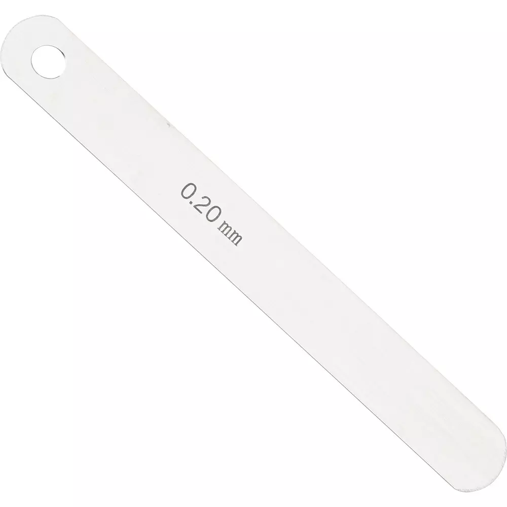 SHIM & GAUGE Thickness Gauge 0.2 mm Thickness 12.7 mm Width, 0.20X12.7X100L