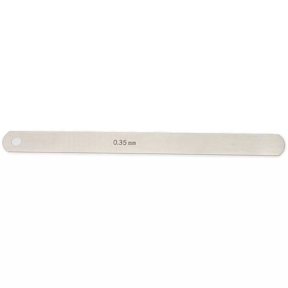 SHIM & GAUGE Thickness Gauge 0.35 mm Thickness 12.7 mm Width, 0.35X12.7X150L