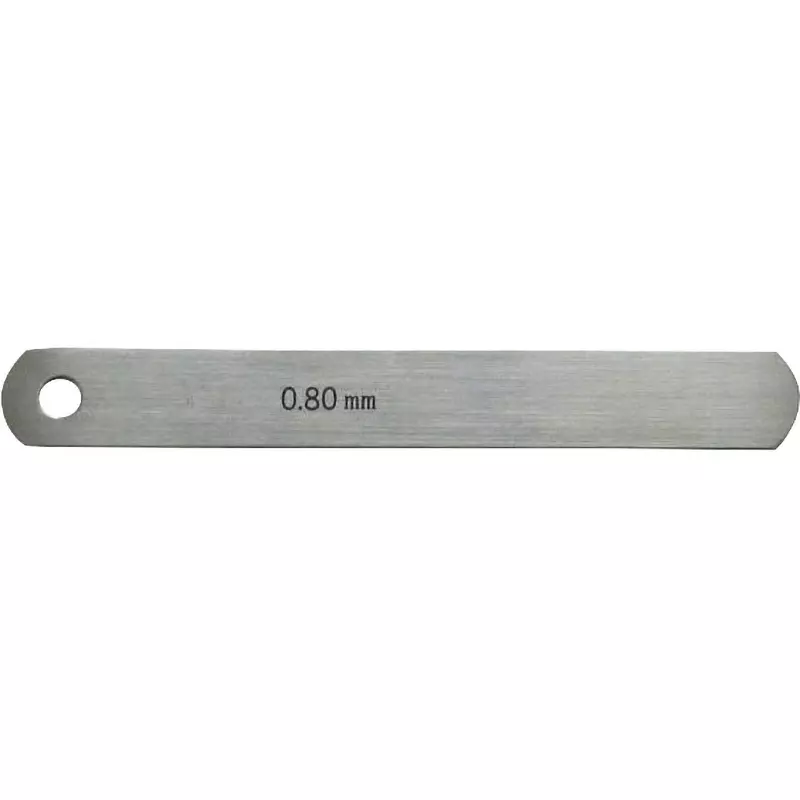 SHIM & GAUGE Thickness Gauge 0.8 mm Thickness 12.7 mm Width, 0.80X12.7X100L