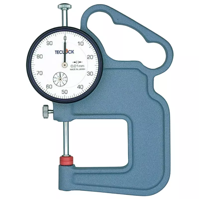 AS ONE Dial Thickness Gauge with General Calibration 0 to 20 mm Measurement Range, SFM-627