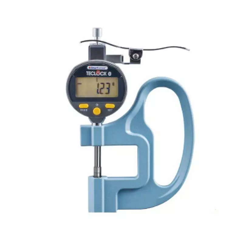 Teclock Digital Thickness Gauge - Accuracy 12 mm Measuring Ranges 1/100 mm Minimum Reading, SSS-540-3A