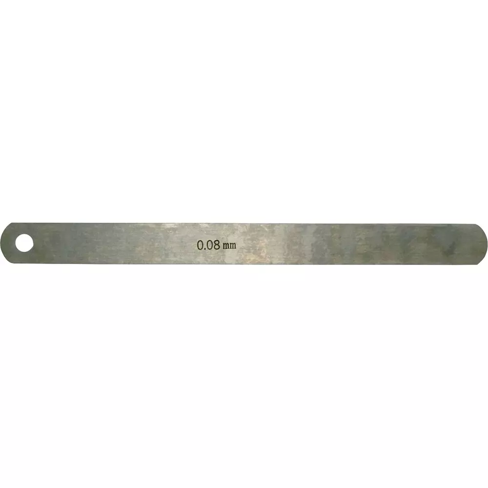 SHIM & GAUGE Thickness Gauge 0.08 mm Thickness 12.7 mm Width, 0.08X12.7X150L