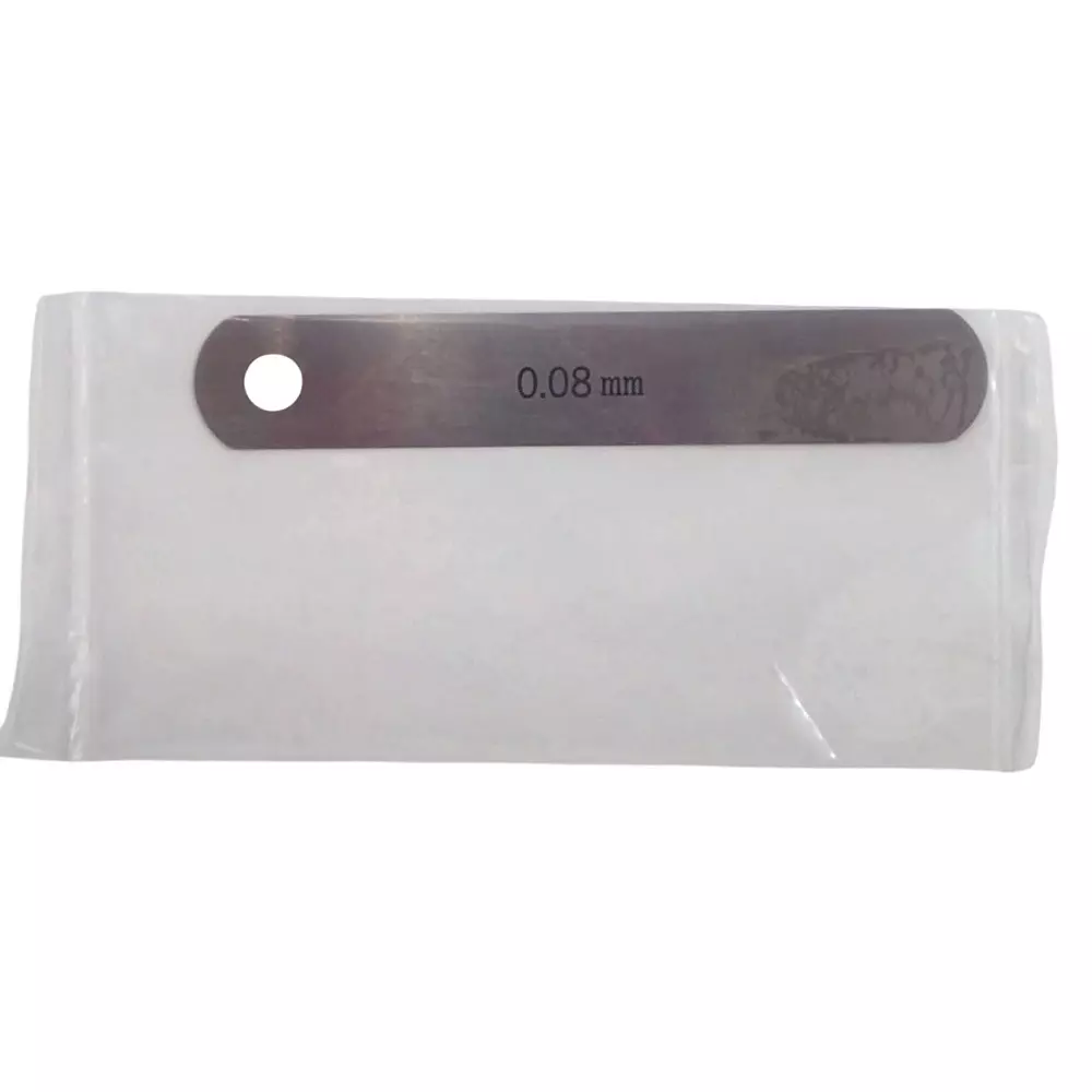 SHIM & GAUGE Thickness Gauge 0.08 mm Thickness 12.7 mm Width, 0.08X12.7X75L