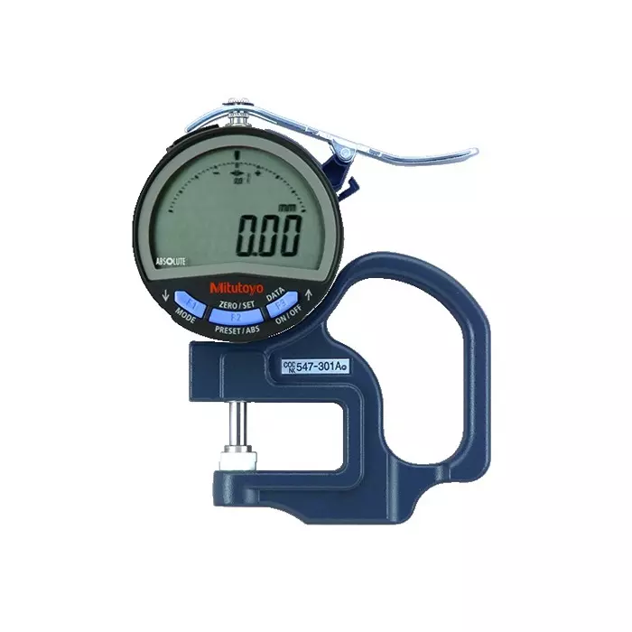 Mitutoyo ABSOLUTE Digimatic Thickness Gage 0-10 mm Range ±0.020 mm Accuracy, 547-300A