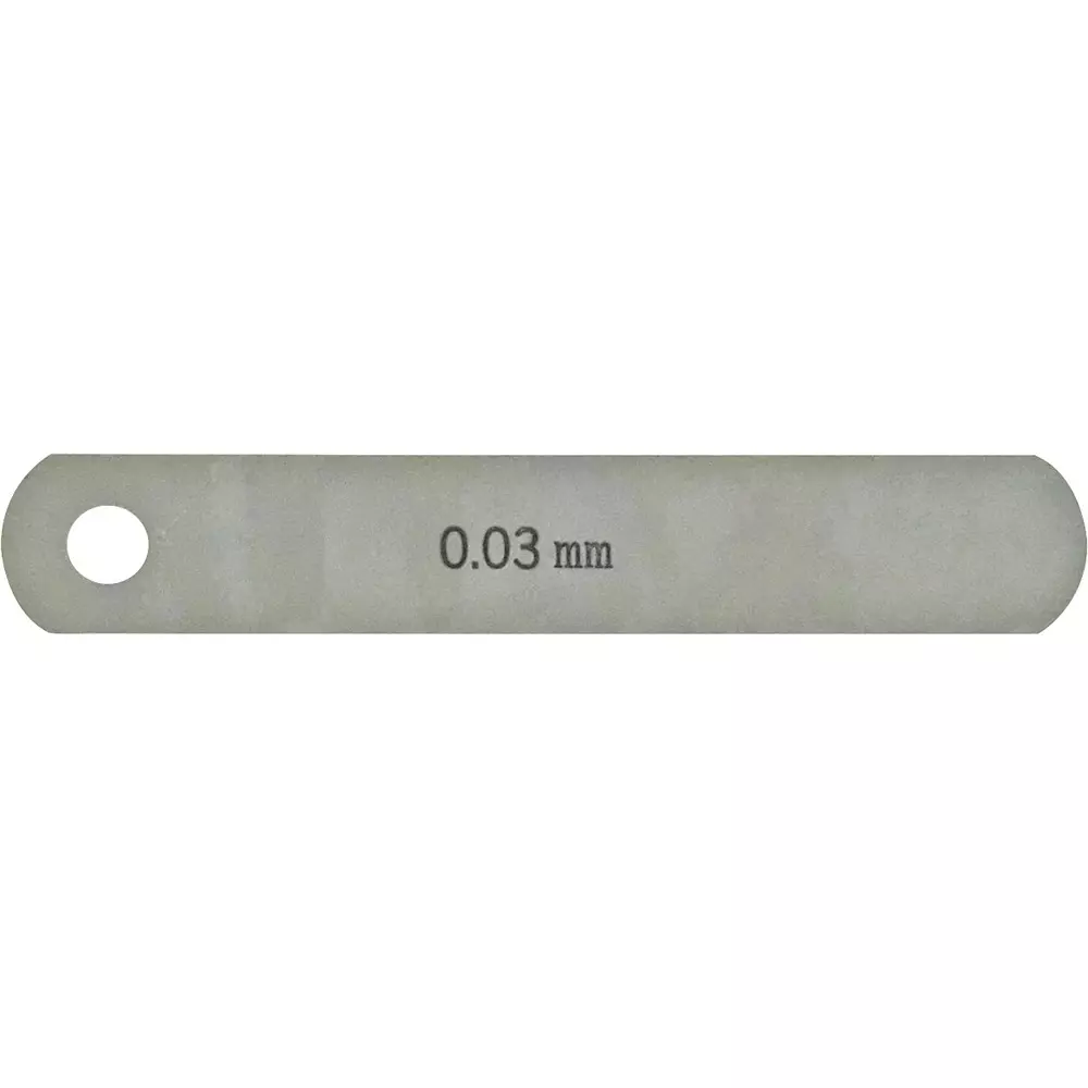 SHIM & GAUGE Thickness Gauge 0.03 mm Thickness 12.7 mm Width, 0.03X12.7X75L