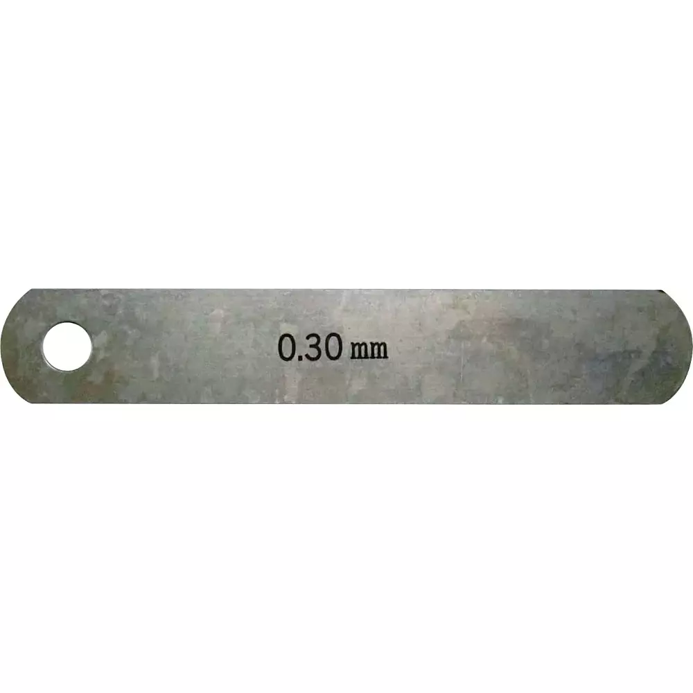 SHIM & GAUGE Thickness Gauge 0.3 mm Thickness 12.7 mm Width, 0.30X12.7X75L