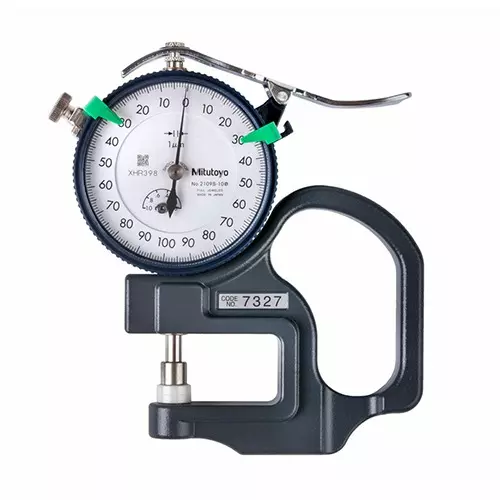 Mitutoyo Dial Thickness Gauge 0 to 25.4 mm Measurement Range, 7322A