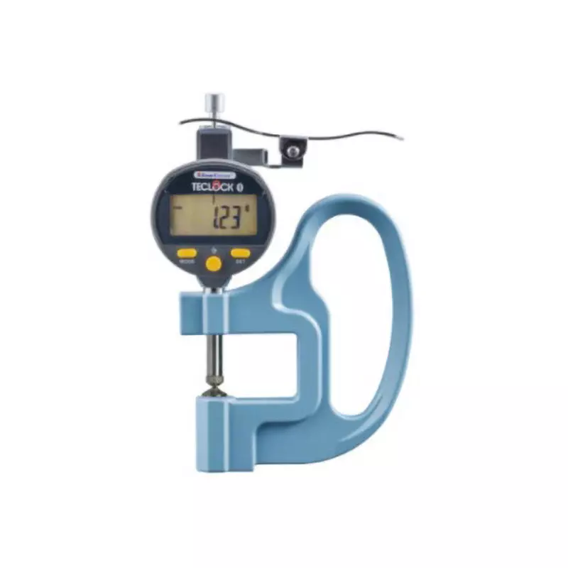 Teclock Digital Thickness Gauge - Accuracy 12 mm Measuring Ranges 1/100 mm Minimum Reading, SSS-540-LW