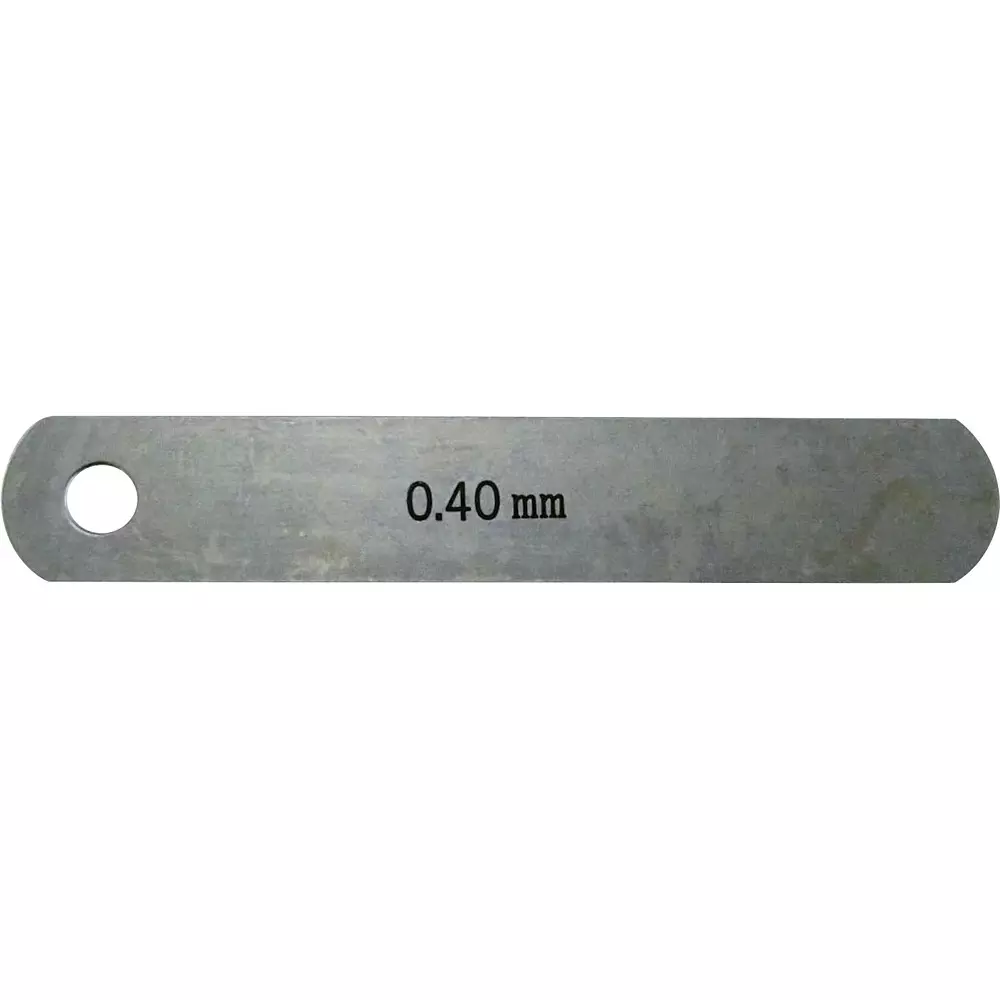 SHIM & GAUGE Thickness Gauge 0.4 mm Thickness 12.7 mm Width, 0.40X12.7X75L