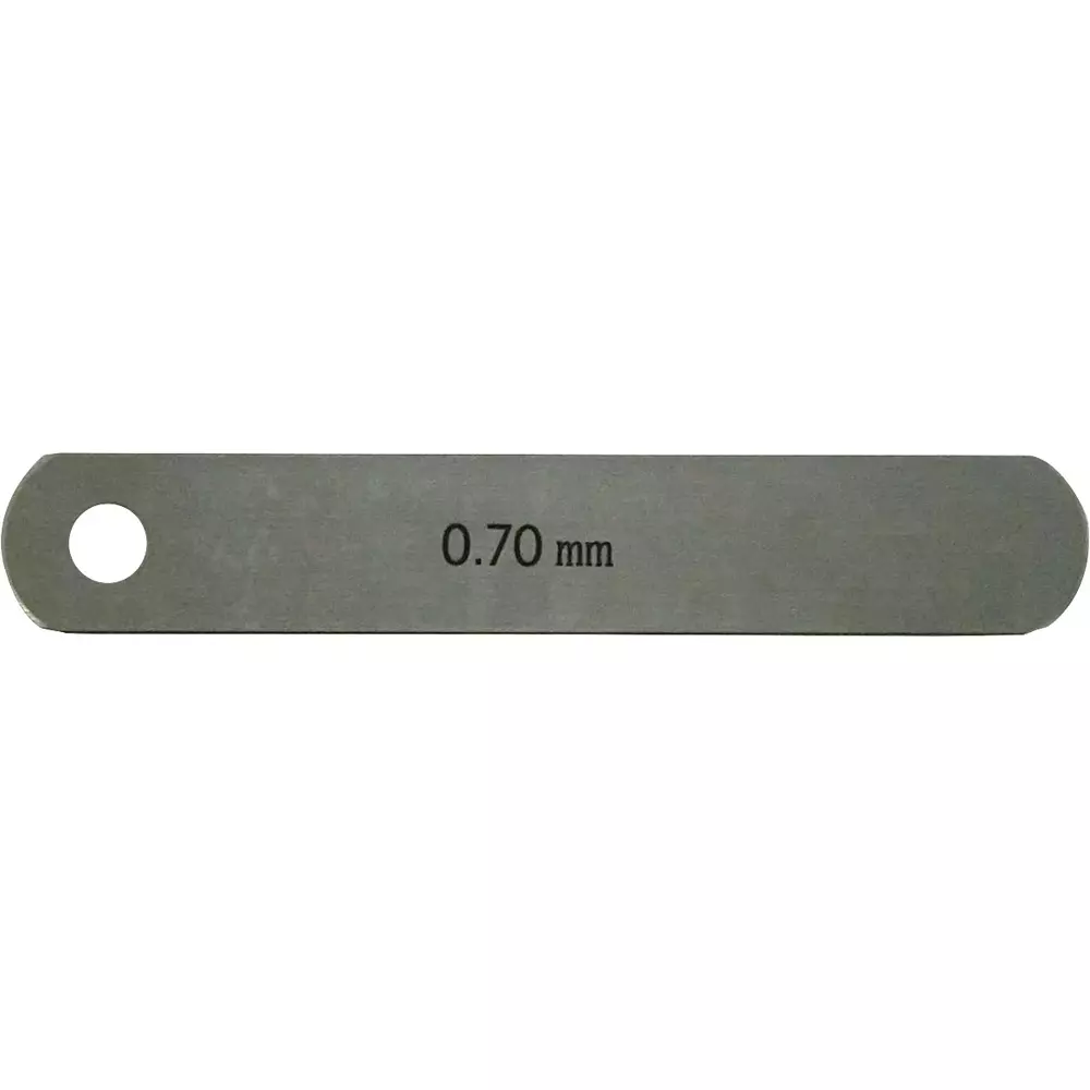 SHIM & GAUGE Thickness Gauge 0.7 mm Thickness 12.7 mm Width, 0.70X12.7X75L
