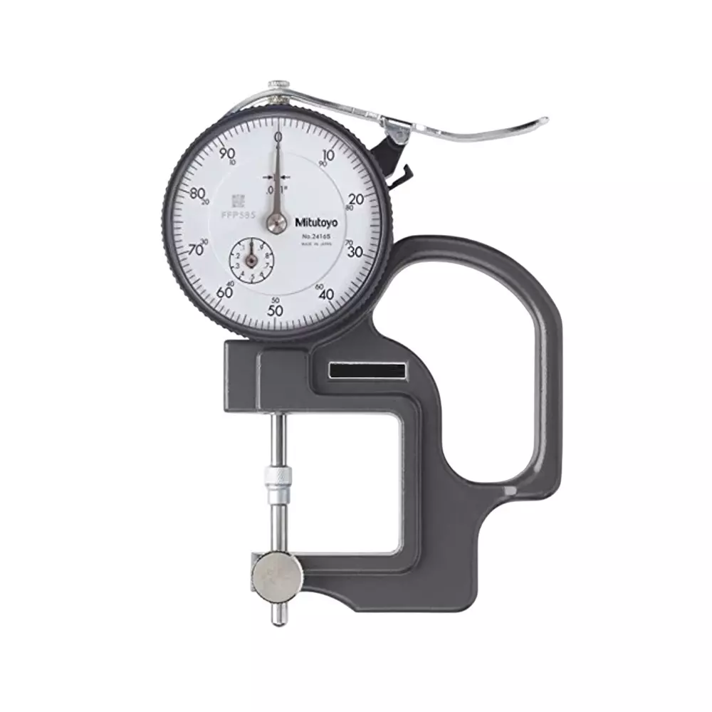Mitutoyo Dial Thickness Gauge 0 to 1.02 mm Measurement Range, 7312A