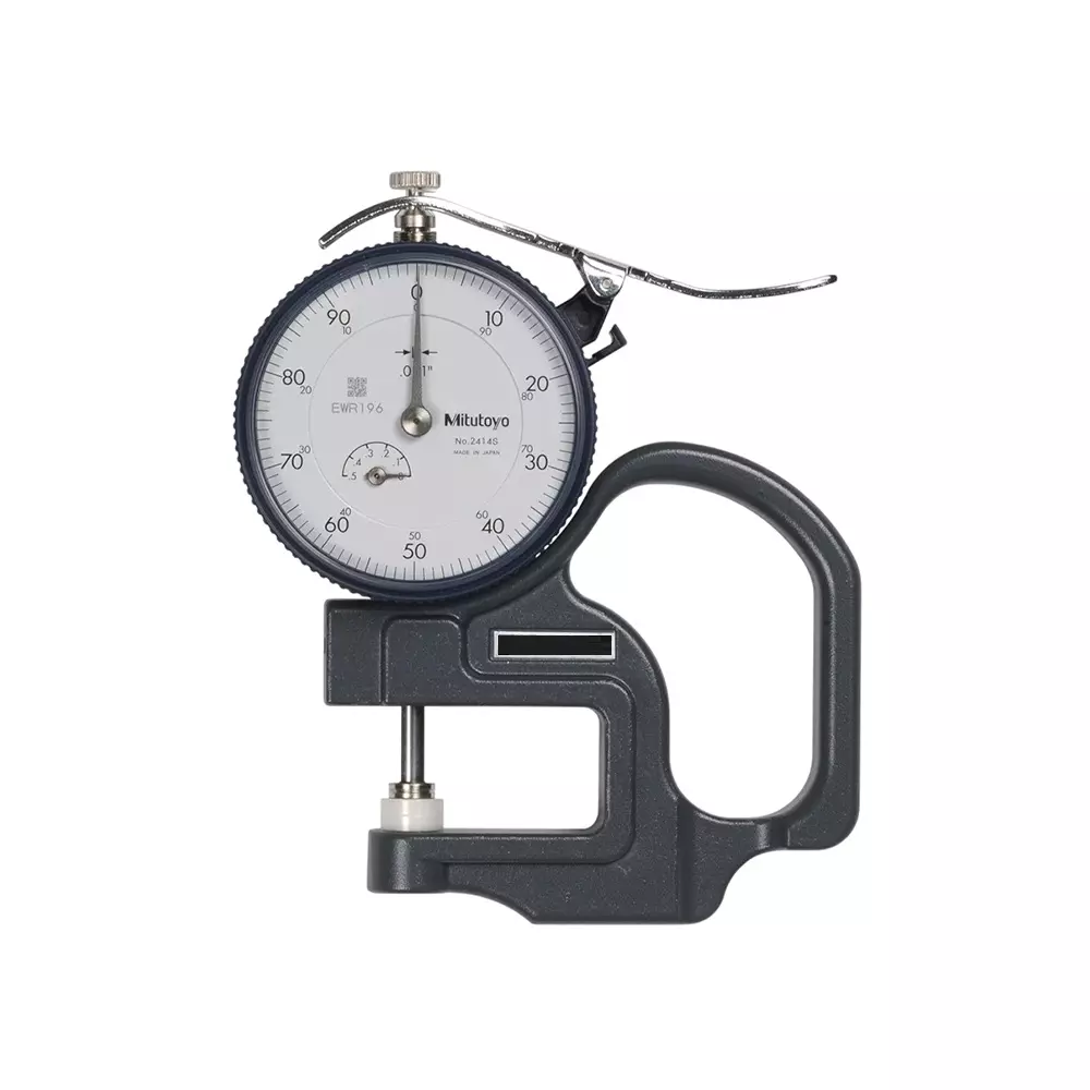 Mitutoyo Dial Thickness Gauge 0 to 12.7 mm Measurement Range, 7300A