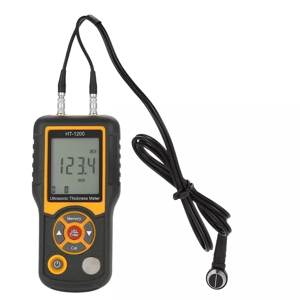 HSETIN Digital Ultrasonic Thickness Meter Range 1.2 to 225 mm and Accuracy ± 1 mm, HT-1200