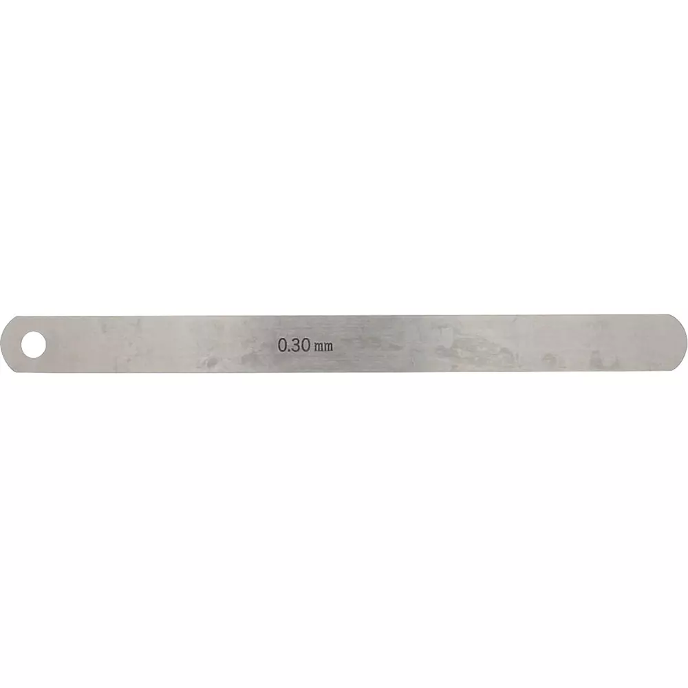 SHIM & GAUGE Thickness Gauge 0.3 mm Thickness 12.7 mm Width, 0.30X12.7X150L