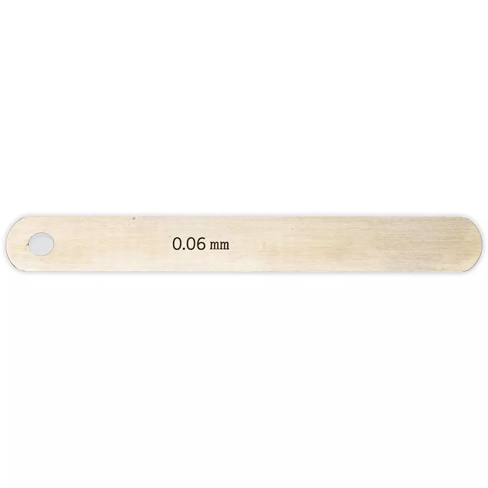 SHIM & GAUGE Thickness Gauge 0.06 mm Thickness 12.7 mm Width, 0.06X12.7X100L