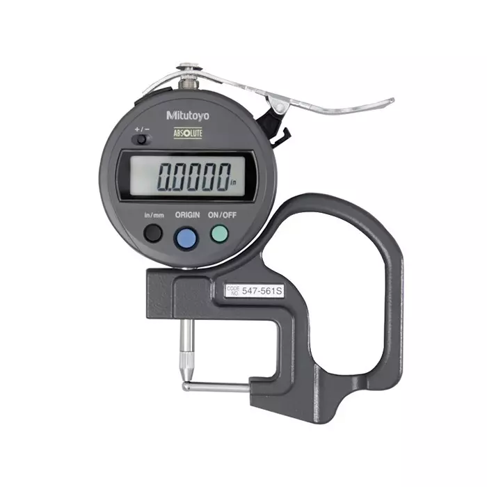 Mitutoyo ABSOLUTE Digimatic Thickness Gage 0-12 mm Range ±0.020 mm Accuracy, 547-561S
