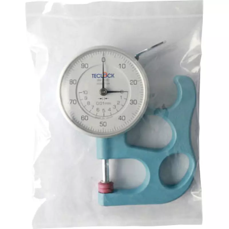 Teclock Dial Thickness Gauge - Accuracy 0-50-100 Scale Type 10 mm Measuring Ranges, SM112D