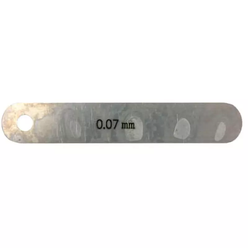 SHIM & GAUGE Thickness Gauge 0.07 mm Thickness 12.7 mm Width, 0.07X12.7X75L