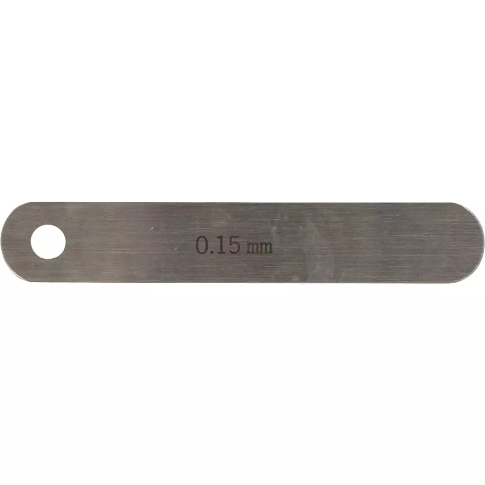 SHIM & GAUGE Thickness Gauge 0.15 mm Thickness 12.7 mm Width, 0.15X12.7X75L
