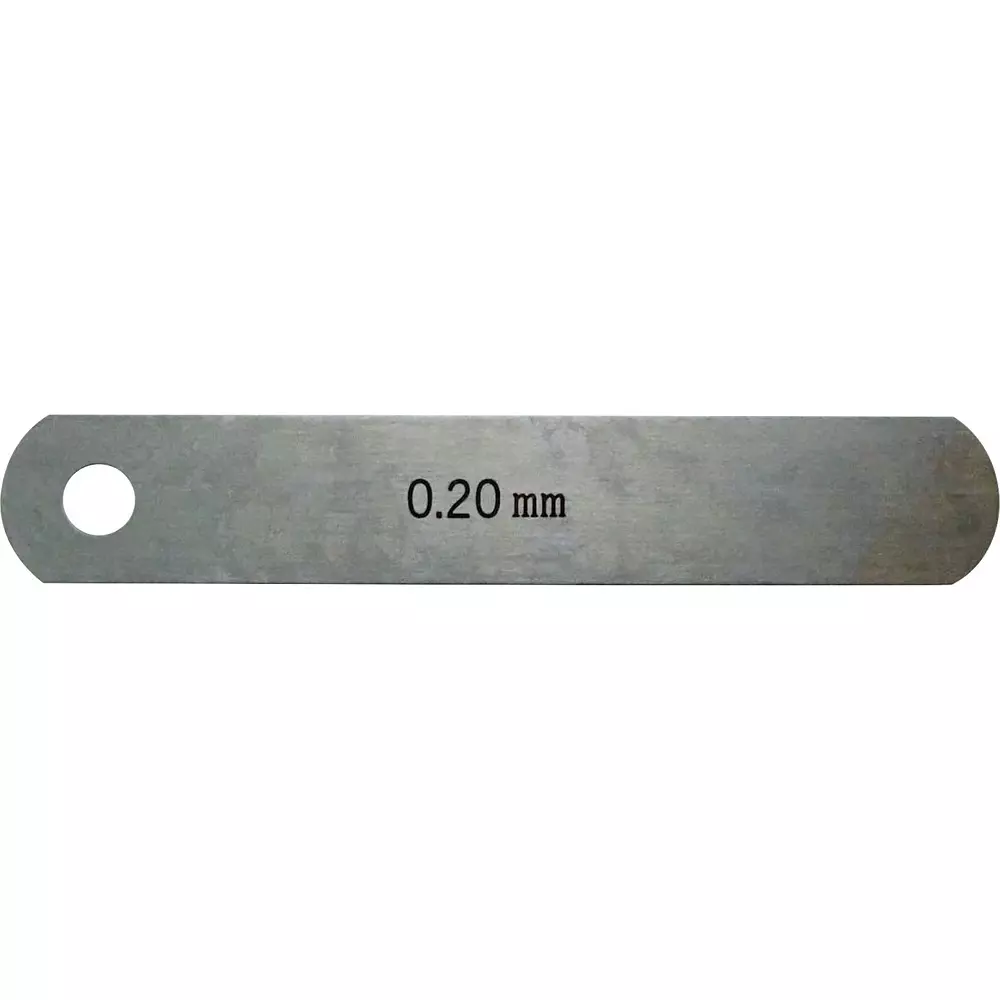 SHIM & GAUGE Thickness Gauge 0.2 mm Thickness 12.7 mm Width, 0.20X12.7X75L
