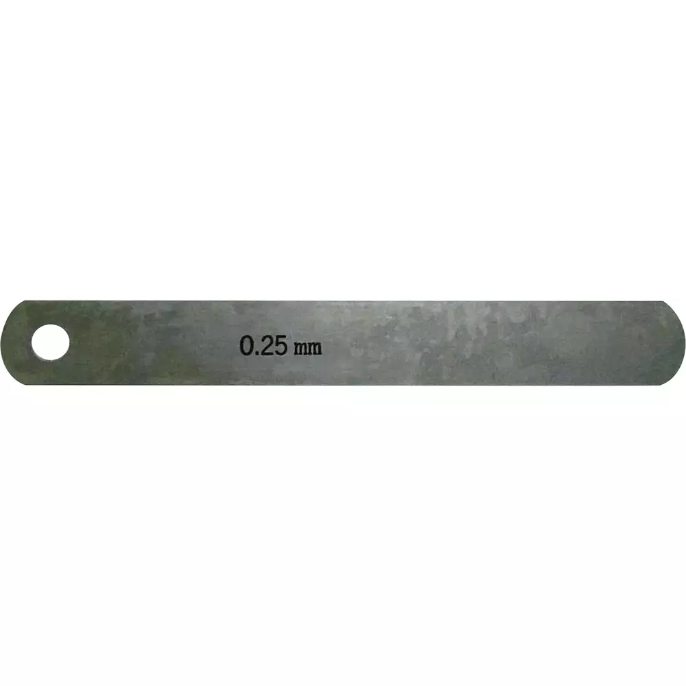SHIM & GAUGE Thickness Gauge 0.25 mm Thickness 12.7 mm Width, 0.25X12.7X100L