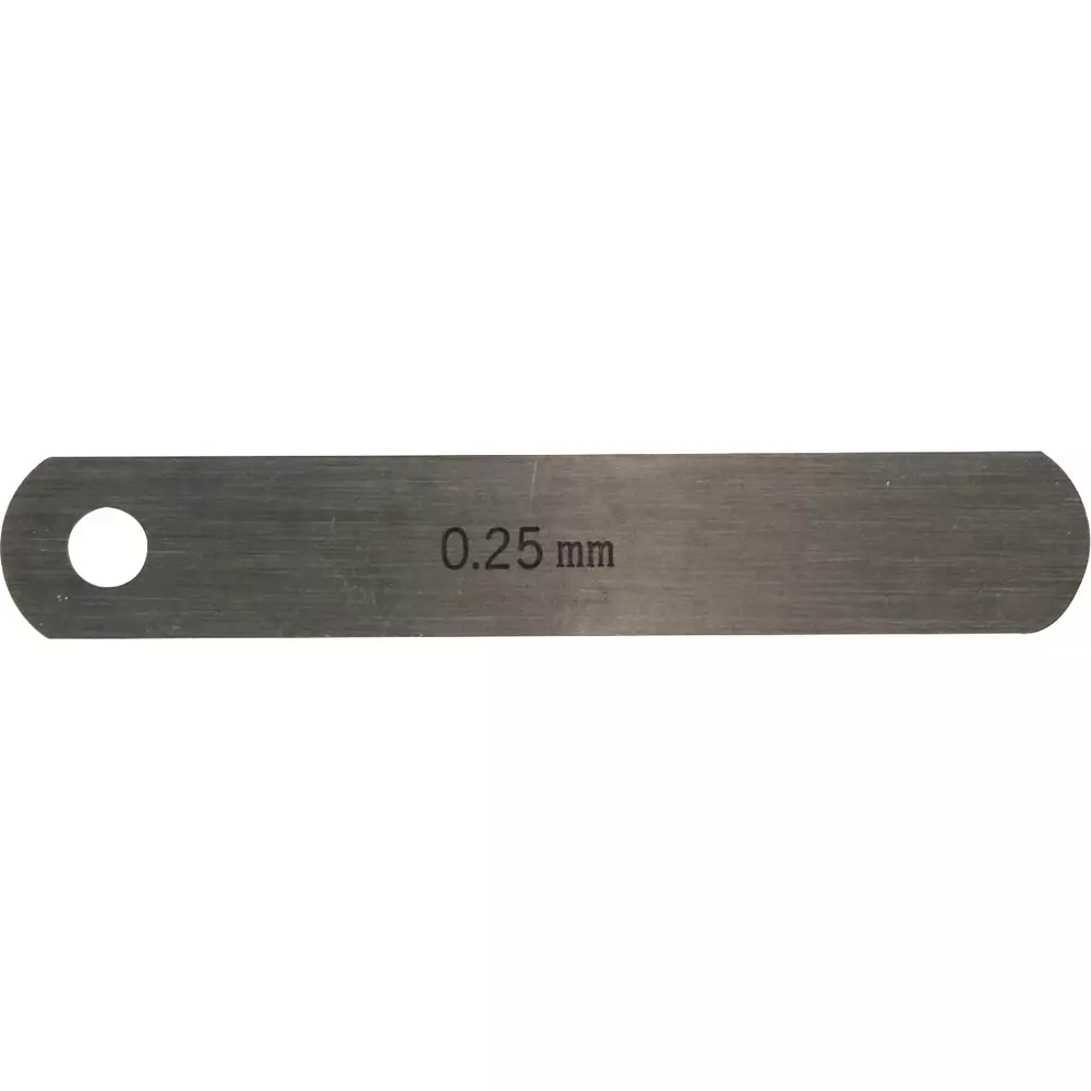 SHIM & GAUGE Thickness Gauge 0.25 mm Thickness 12.7 mm Width, 0.25X12.7X75L