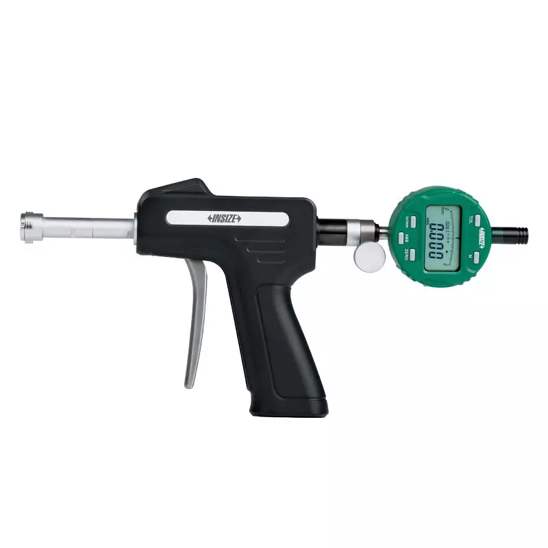 INSIZE Pistol Grip Internal Thread Micrometer with M44-50x4.5 mm Range and 8 μm Accuracy, 3126-M45