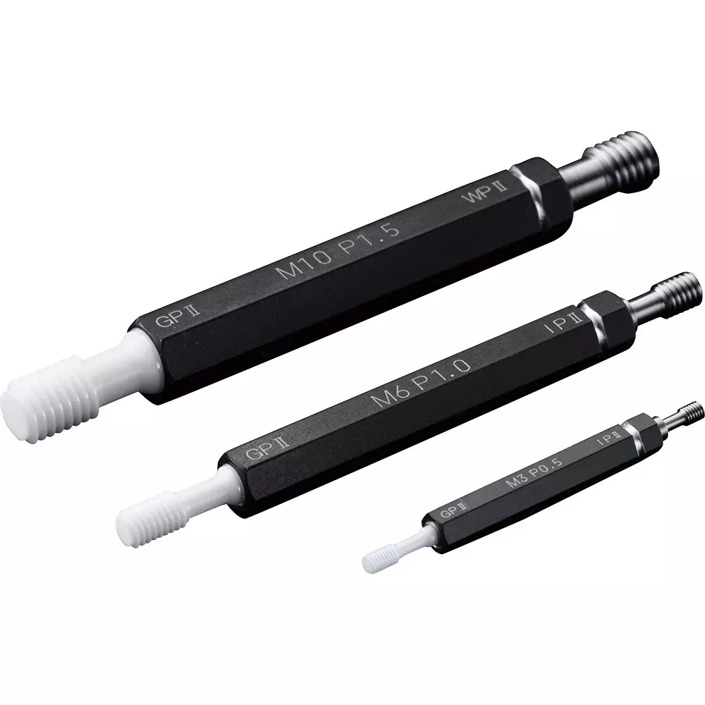 EISEN Ceramic Thread Plug Gauge M3x0.5 mm Nominal Size, SPZ-M3X0.5-6H-GPNP