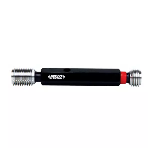 Insize Fine Thread Plug Gauge, Go and No Go, 6H Class, ISO 1502 Standard and Size M40 x 3 mm, 4139-40V