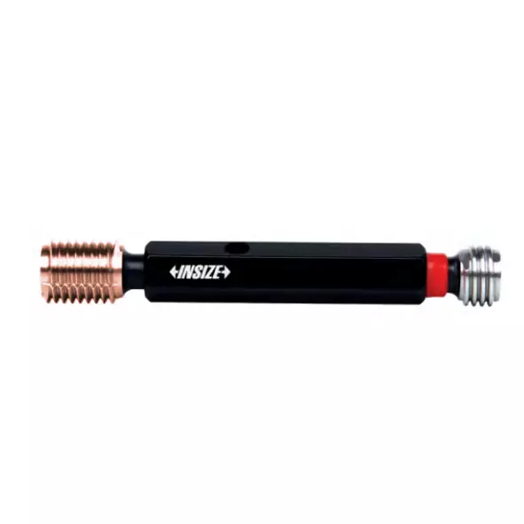 Insize Fine Thread Plug Gauge, Go and No Go, 6H Class, ISO 1502 Standard and Size M5 x 0.5 mm, 4139-5G-DLC