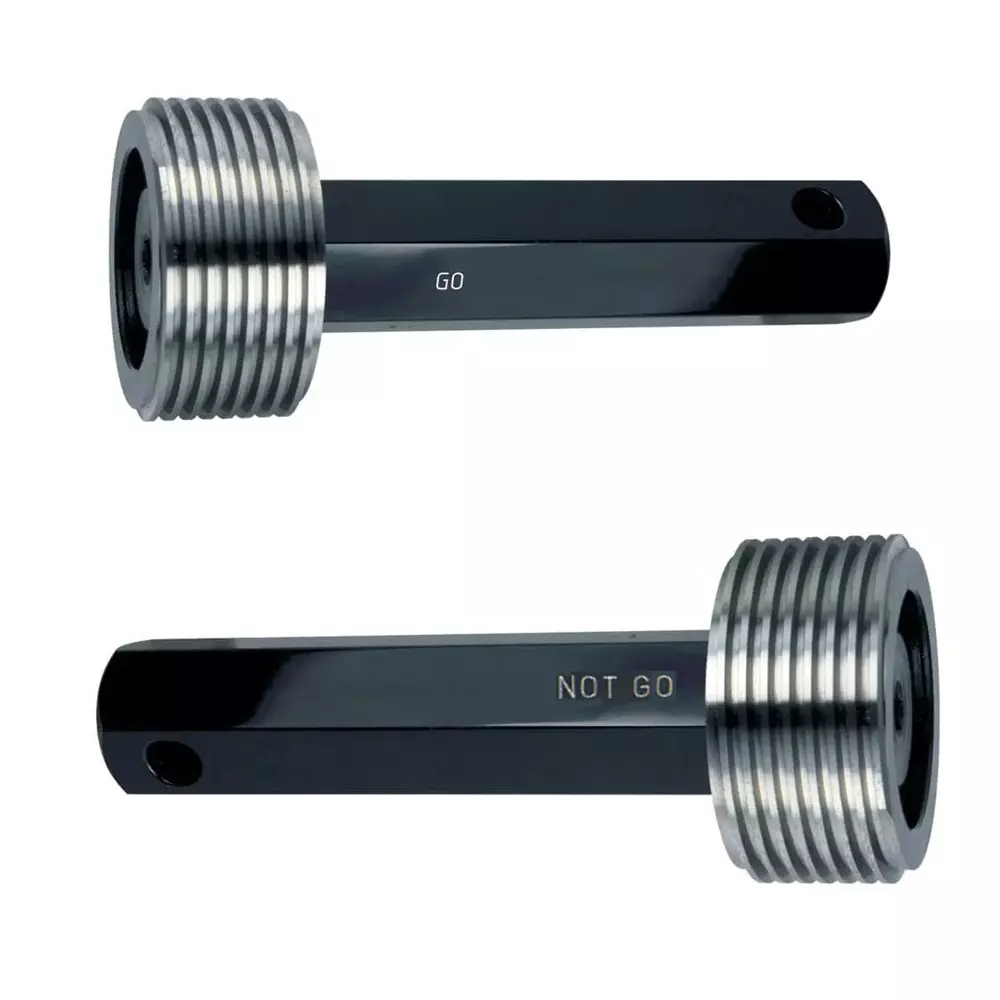 Baker Unified Thread Plug Gauge 2B Class S/E GO & NOT GO 50 mm (2 inch) 20 UN TPI