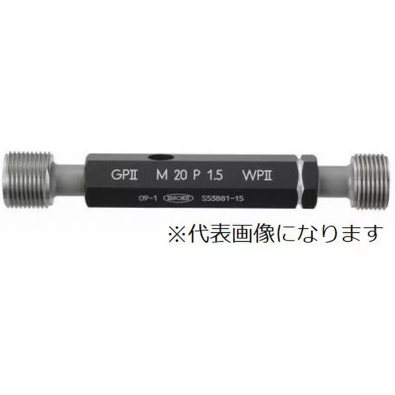 DAI-ICHI SOKUHAN WORKS Metric Thread Plug Gauge 1.5 Teeth Spacing, GP2XWP2 42-1.5