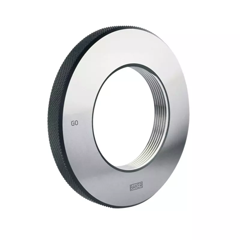 Baker BSP Parallel Pipe Thread Ring Gauge B Class GO & NOT GO 44.45 mm (G 1.3/4 inch) 11 TPI