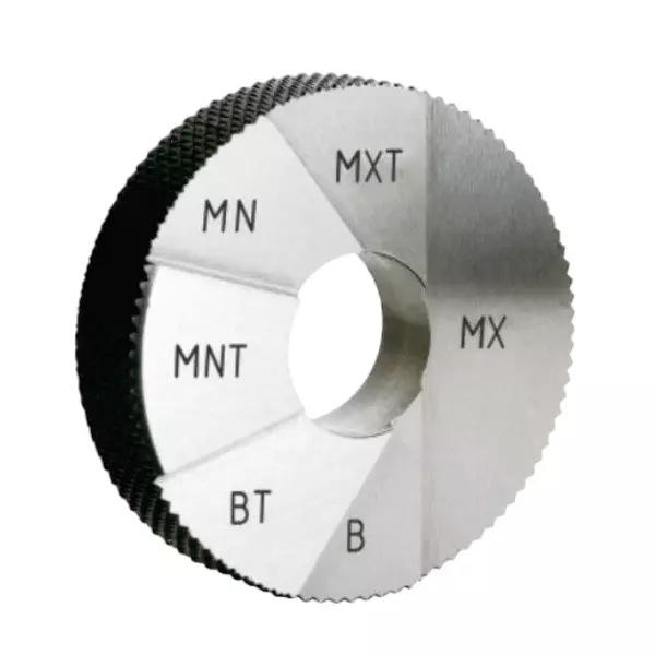 Baker Taper Thread Ring Gauge 6 Step NPTF 6.35 mm (1/4 inch) Nominal Dia