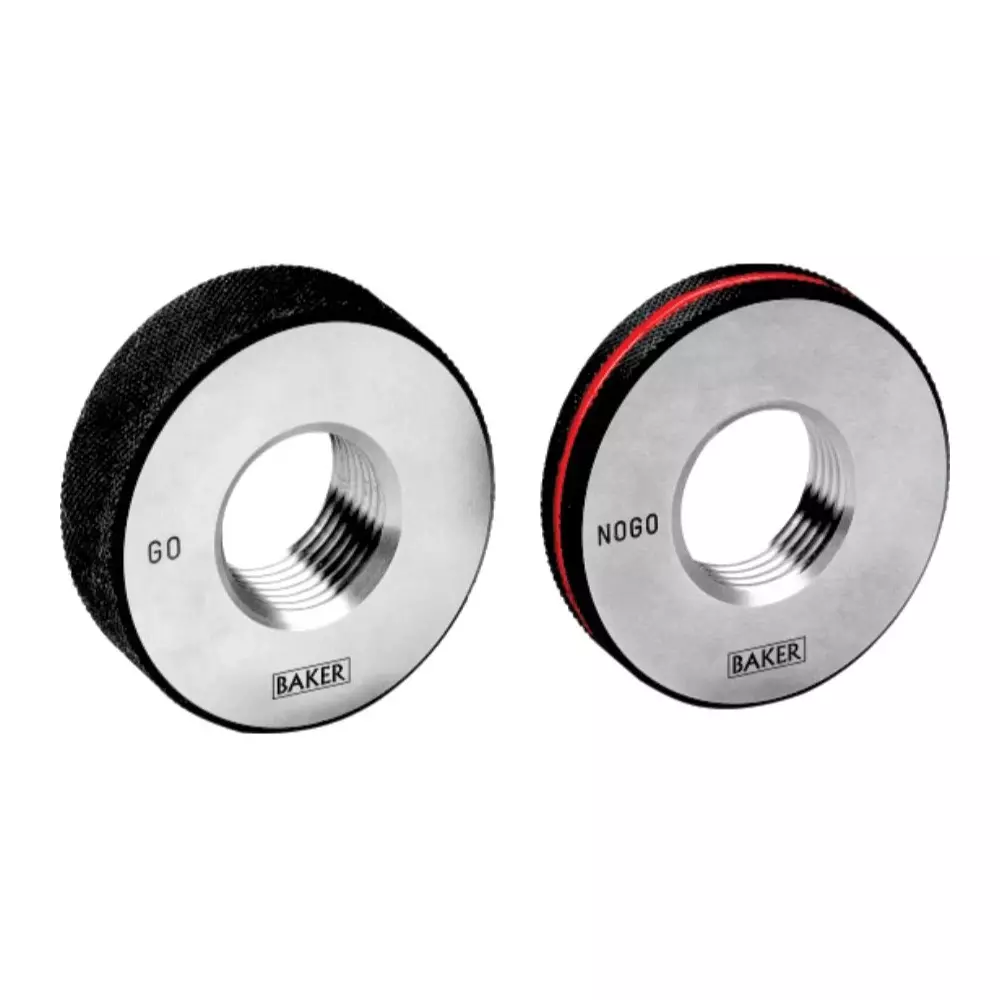 Baker Thread Ring Gauge 6G Class Right Hand GO & NOT GO 9 mm Nominal Dia 1 mm Pitch
