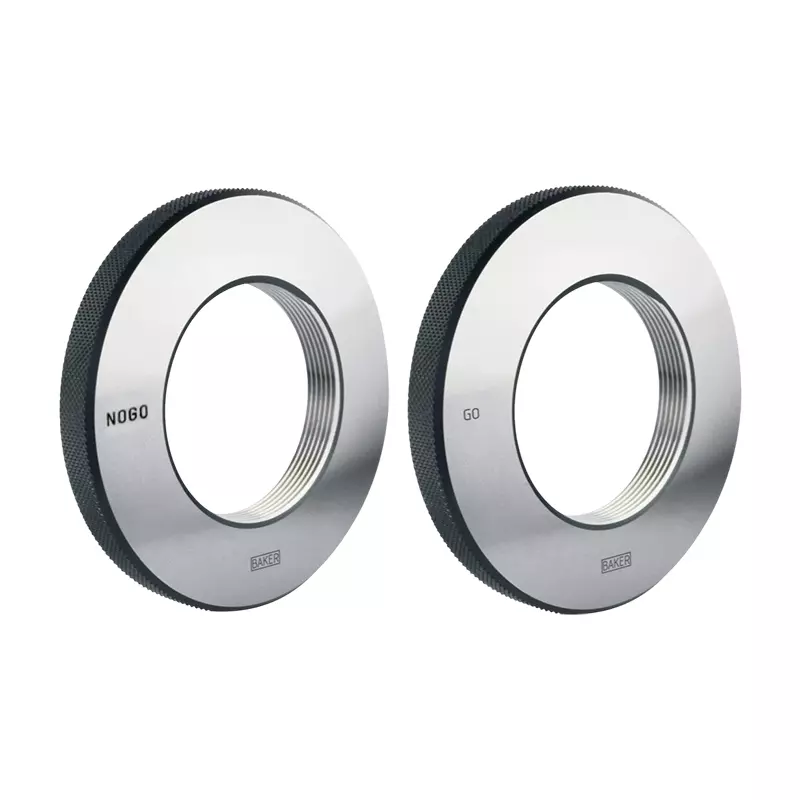 Baker BSP Parallel Pipe Thread Ring Gauge B Class GO & NOT GO 19.05 mm (G 3/4 inch) 14 TPI