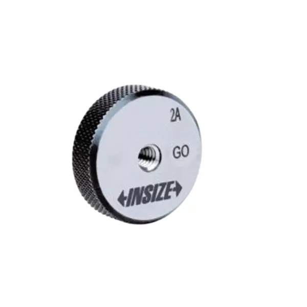 Insize American Standard Thread Ring Gage Go Series, 2A Class ANSI/ASME B1.2 and Size No. 12-32 UNEF, 4121-123