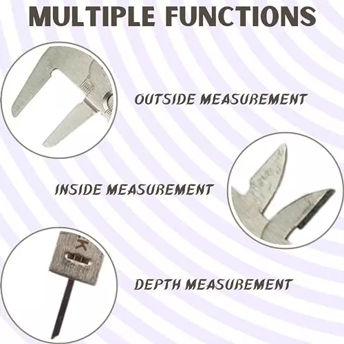 COMET Vernier Caliper Mild Steel Chrome Plated with 125 mm Measurement Range 0.1 mm Accuracy and Thumb Wheel Adjustment, N6-XO4R-IG81
