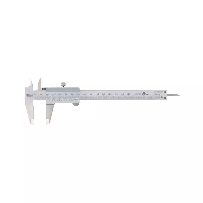 Mitutoyo Vernier Caliper 0-150 mm Range OD/ID Carbide Jaw ±0.05 mm Accuracy, 530-335